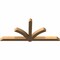 Ekena Millwork Redmond Timber Gable Bracket, Western Red Cedar, 108"W x 49"H x 5 1/2"D x 5 1/2"F, 11/12 Pitch GBW108X49X0606RED00SWR - alternate 3